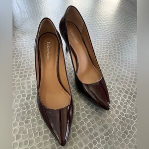 Calvin Klein Gayle Patent Pumps